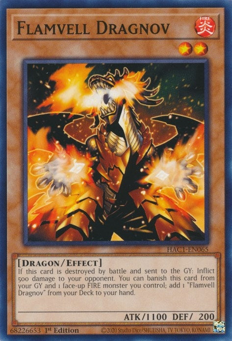 Image for Flamvell Dragnov (Hidden Arsenal: Chapter 1) (HAC1-EN065) - YuGiOh