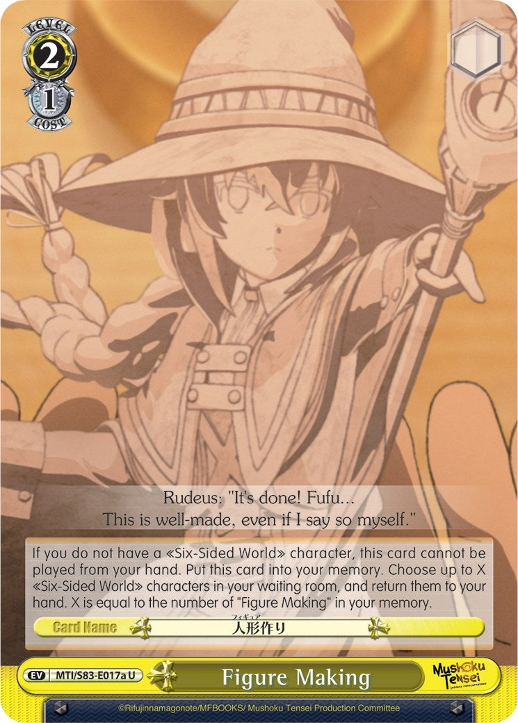 Image for Figure Making (A) (Mushoku Tensei: Jobless Reincarnation) (MTI/S83-E017a U) - Weiss Schwarz