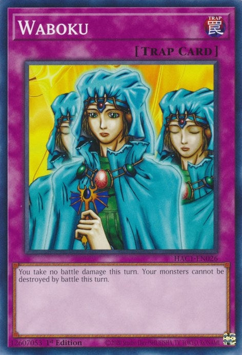Image for Waboku (Hidden Arsenal: Chapter 1) (HAC1-EN026) - YuGiOh