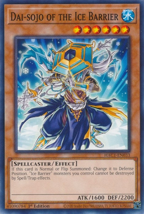 Image for Dai-sojo of the Ice Barrier (Hidden Arsenal: Chapter 1) (HAC1-EN033) - YuGiOh