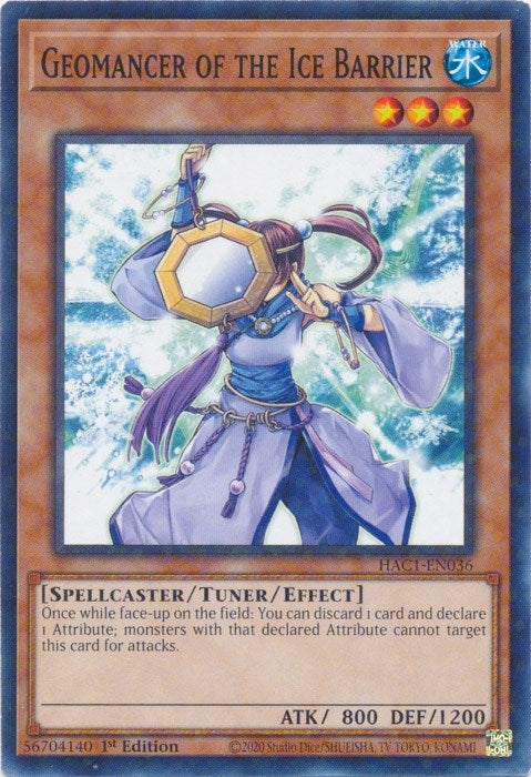 Image for Geomancer of the Ice Barrier (Duel Terminal) (Hidden Arsenal: Chapter 1) (HAC1-EN036) - YuGiOh