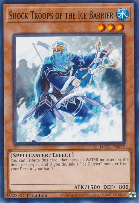 Image for Shock Troops of the Ice Barrier (Hidden Arsenal: Chapter 1) (HAC1-EN037) - YuGiOh