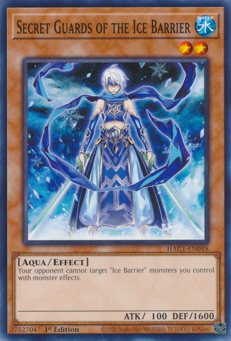 Image for Secret Guards of the Ice Barrier (Hidden Arsenal: Chapter 1) (HAC1-EN048) - YuGiOh