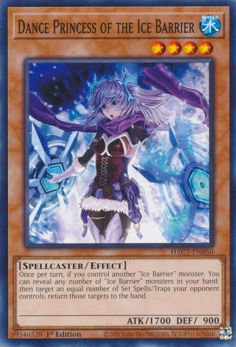 Image for Dance Princess of the Ice Barrier (Hidden Arsenal: Chapter 1) (HAC1-EN050) - YuGiOh