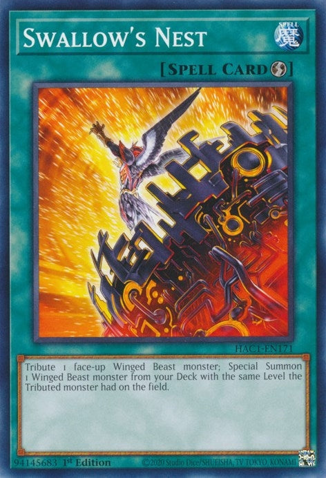 Image for Swallow's Nest (Hidden Arsenal: Chapter 1) (HAC1-EN171) - YuGiOh