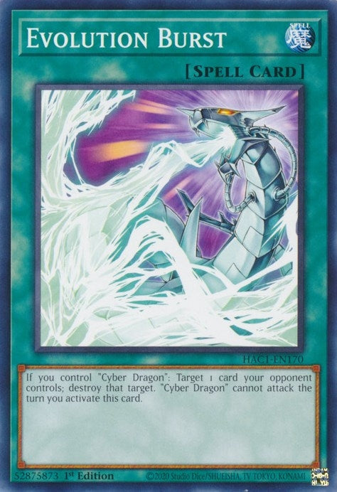 Image for Evolution Burst (Hidden Arsenal: Chapter 1) (HAC1-EN170) - YuGiOh