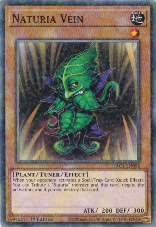 Image for Naturia Vein (Duel Terminal) (Hidden Arsenal: Chapter 1) (HAC1-EN096) - YuGiOh