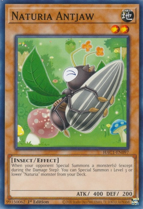 Image for Naturia Antjaw (Hidden Arsenal: Chapter 1) (HAC1-EN097) - YuGiOh