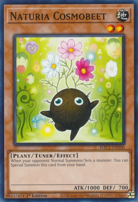 Image for Naturia Cosmobeet (Hidden Arsenal: Chapter 1) (HAC1-EN100) - YuGiOh