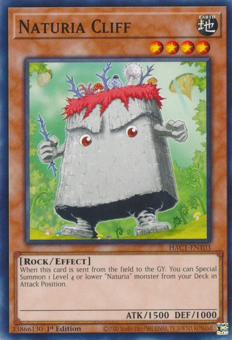 Image for Naturia Cliff (Hidden Arsenal: Chapter 1) (HAC1-EN103) - YuGiOh