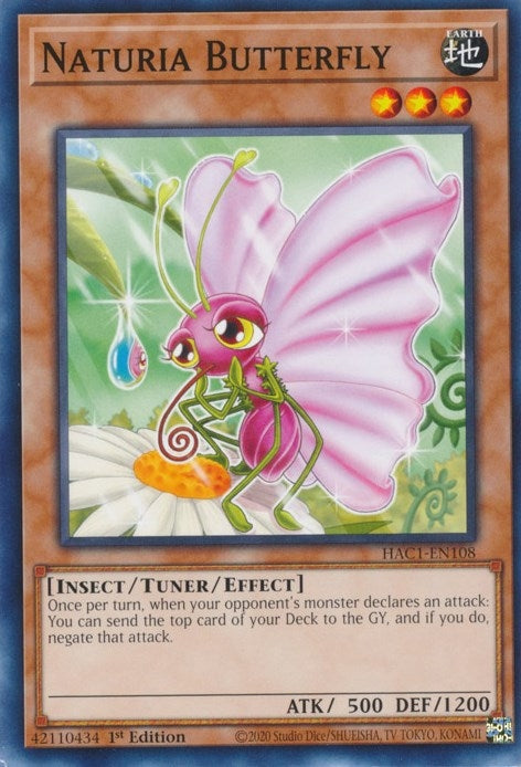 Image for Naturia Butterfly (Hidden Arsenal: Chapter 1) (HAC1-EN108) - YuGiOh