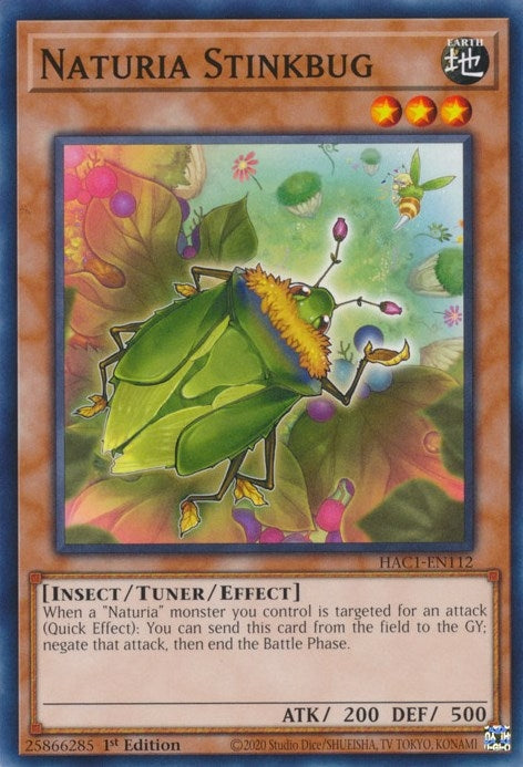 Image for Naturia Stinkbug (Hidden Arsenal: Chapter 1) (HAC1-EN112) - YuGiOh