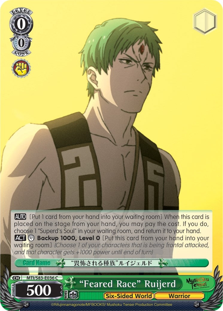 Image for "Feared Race" Ruijerd (Mushoku Tensei: Jobless Reincarnation) (MTI/S83-E036 C) - Weiss Schwarz