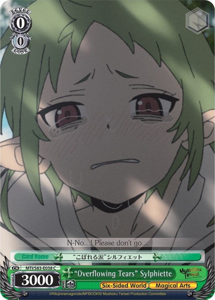 Image for "Overflowing Tears" Sylphiette (Mushoku Tensei: Jobless Reincarnation) (MTI/S83-E038 C) - Weiss Schwarz