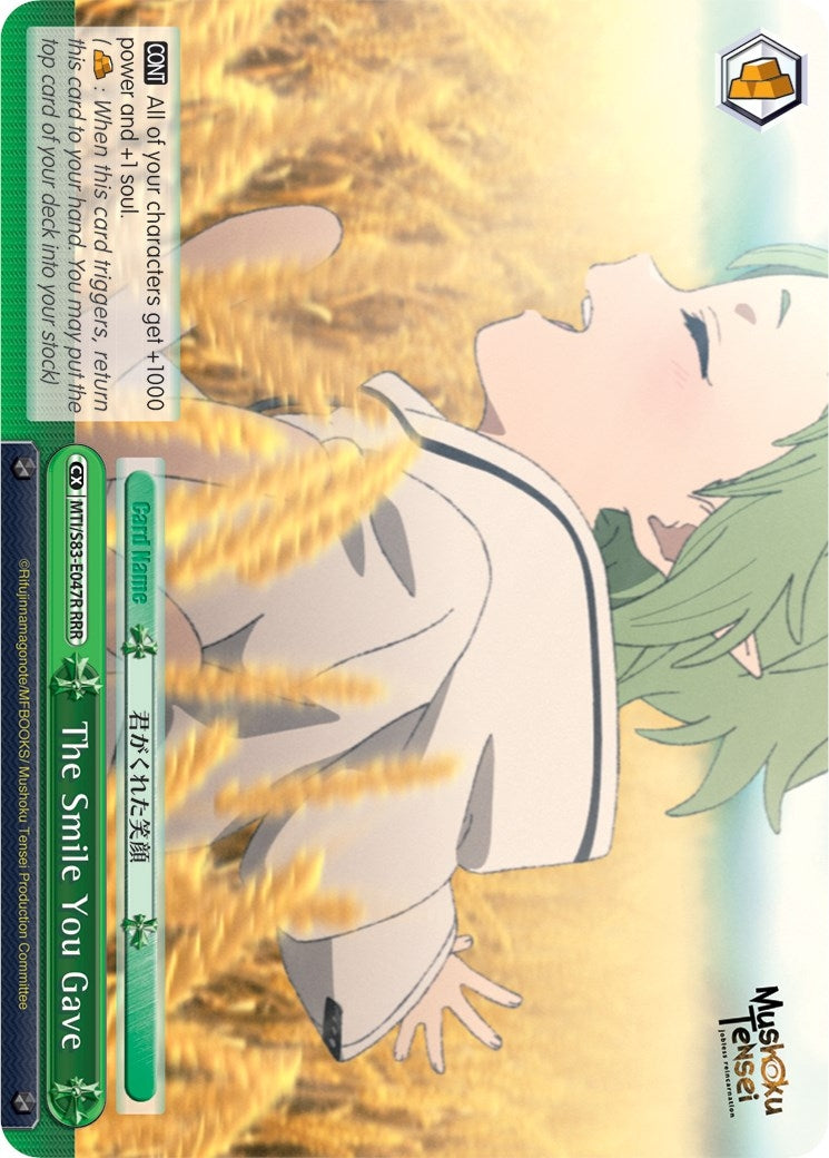 Image for The Smile You Gave (RRR) (Mushoku Tensei: Jobless Reincarnation) (MTI/S83-E047R RRR) - Weiss Schwarz
