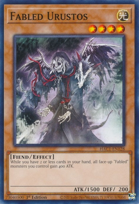 Image for Fabled Urustos (Hidden Arsenal: Chapter 1) (HAC1-EN128) - YuGiOh