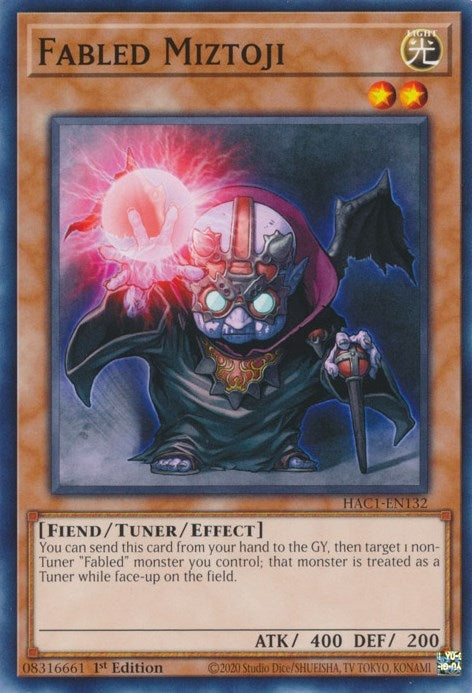 Image for Fabled Miztoji (Hidden Arsenal: Chapter 1) (HAC1-EN132) - YuGiOh