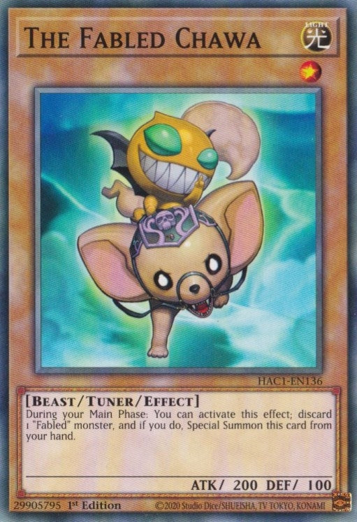 Image for The Fabled Chawa (Hidden Arsenal: Chapter 1) (HAC1-EN136) - YuGiOh