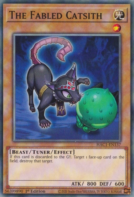 Image for The Fabled Catsith (Hidden Arsenal: Chapter 1) (HAC1-EN137) - YuGiOh