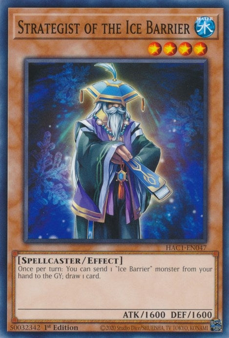 Image for Strategist of the Ice Barrier (Hidden Arsenal: Chapter 1) (HAC1-EN047) - YuGiOh