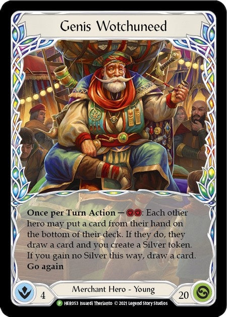 Image for Genis Wotchuneed - HER053 (Flesh and Blood: Promo Cards) (HER053) - Flesh and Blood TCG
