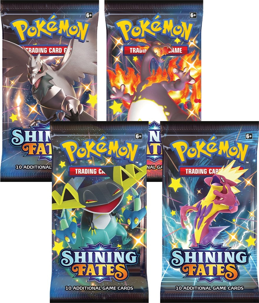 Image for Shining Fates Booster Pack Art Bundle [Set of 4] - Pokemon