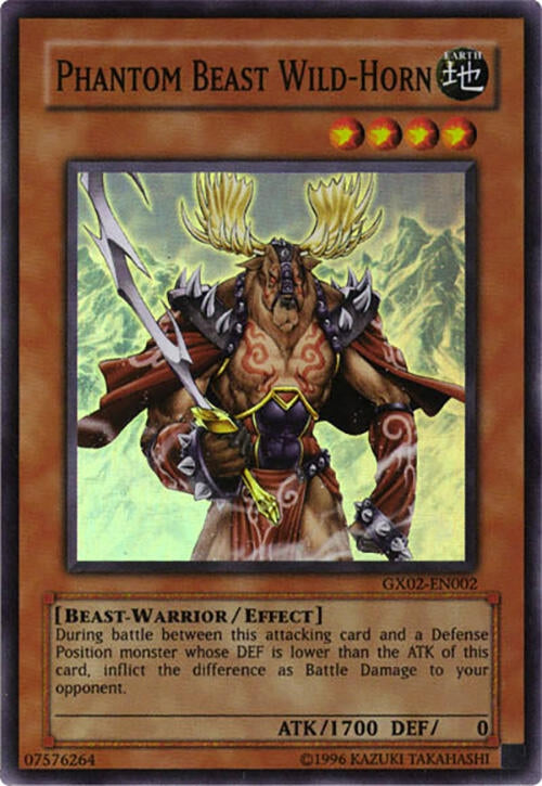 Image for Phantom Beast Wild-Horn (GX Tag Force Promo) (GX02-EN002) - YuGiOh