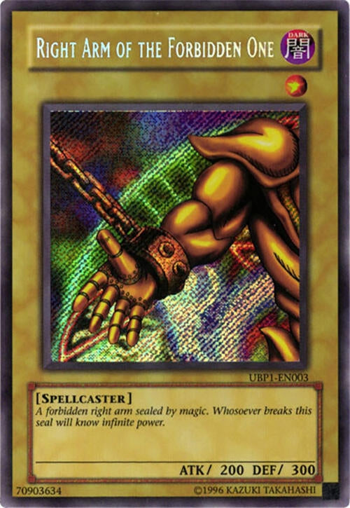 Image for Right Arm of the Forbidden One (GX Ultimate Beginner's Pack 1) (UBP1-EN003) - YuGiOh