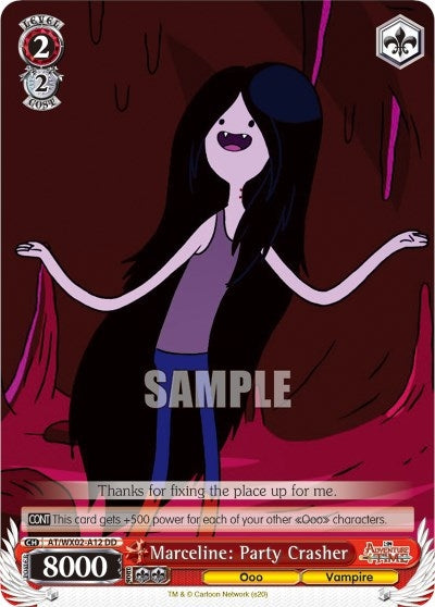 Image for Marceline: Party Crasher (Adventure Time) (AT/WX02-A12) - Weiss Schwarz