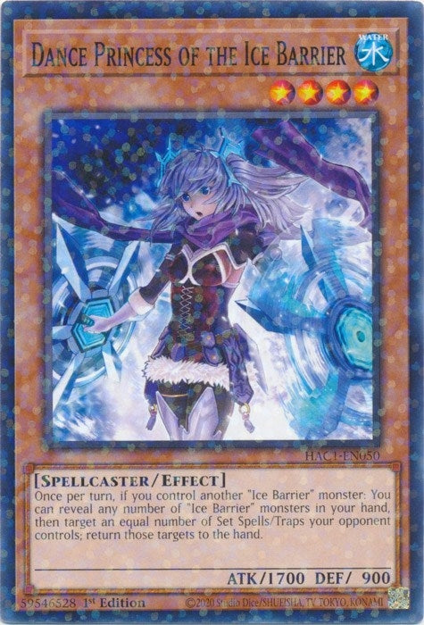 Image for Dance Princess of the Ice Barrier (Duel Terminal) (Hidden Arsenal: Chapter 1) (HAC1-EN050) - YuGiOh