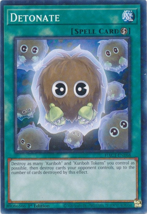 Image for Detonate (Duel Terminal) (Hidden Arsenal: Chapter 1) (HAC1-EN168) - YuGiOh