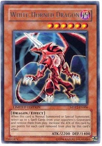 Image for White-Horned Dragon (McDonald's Promo Series 2) (MDP2-EN006) - YuGiOh
