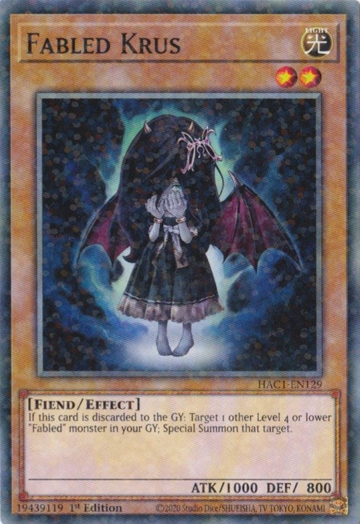 Image for Fabled Krus (Duel Terminal) (Hidden Arsenal: Chapter 1) (HAC1-EN129) - YuGiOh