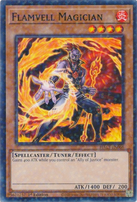 Image for Flamvell Magician (Duel Terminal) (Hidden Arsenal: Chapter 1) (HAC1-EN066) - YuGiOh