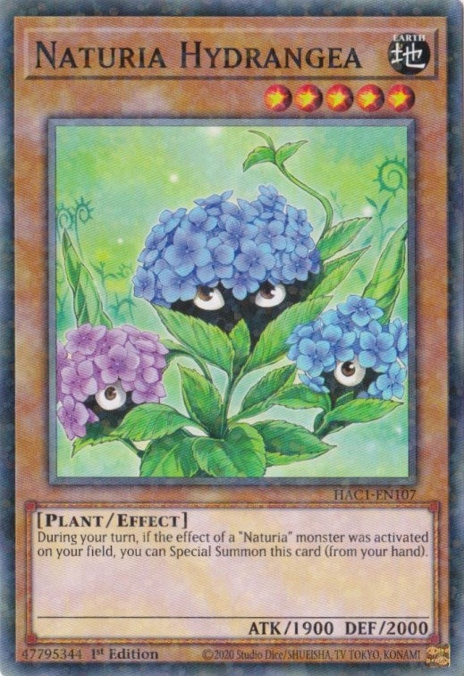 Image for Naturia Hydrangea (Duel Terminal) (Hidden Arsenal: Chapter 1) (HAC1-EN107) - YuGiOh