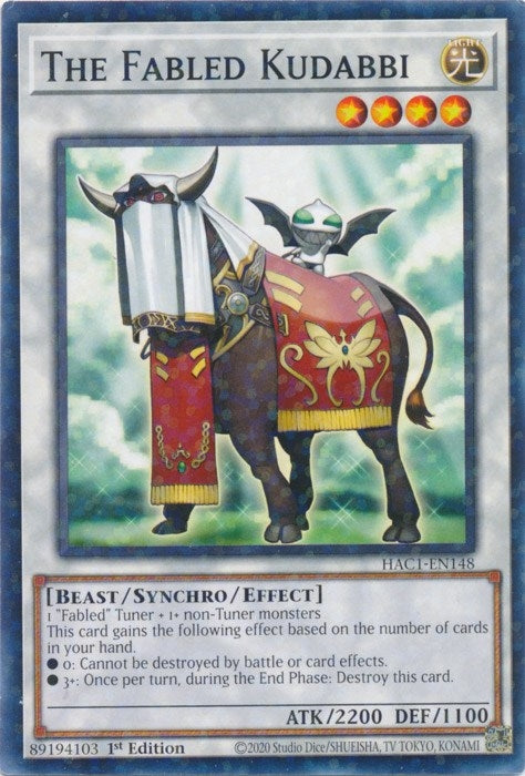 Image for The Fabled Kudabbi (Duel Terminal) (Hidden Arsenal: Chapter 1) (HAC1-EN148) - YuGiOh