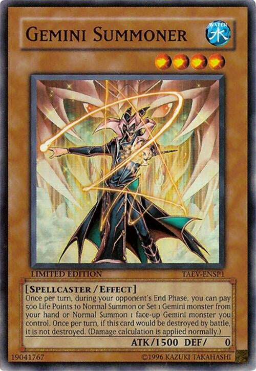 Image for Gemini Summoner (Sneak Preview Series 3) (TAEV-ENSP1) - YuGiOh