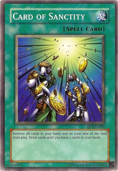 Image for Card of Sanctity (Kids WB Duel of Destiny Promo) (Yu-Gi-Oh! Movie Exclusive Pack) (EP1-EN000) - YuGiOh