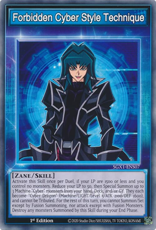 Image for Forbidden Cyber Style Technique (Speed Duel GX: Duel Academy Box) (SGX1-ENS07) - YuGiOh