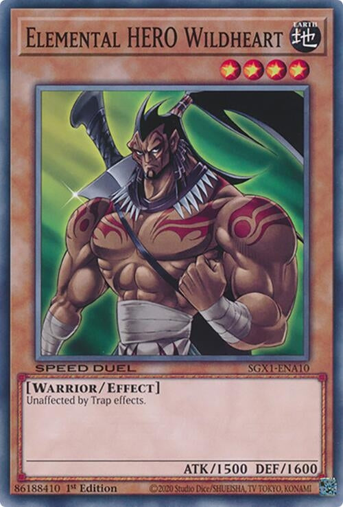 Image for Elemental HERO Wildheart (Speed Duel GX: Duel Academy Box) (SGX1-ENA10) - YuGiOh