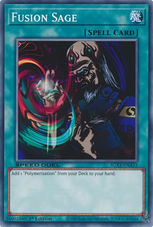 Image for Fusion Sage (Speed Duel GX: Duel Academy Box) (SGX1-ENA13) - YuGiOh