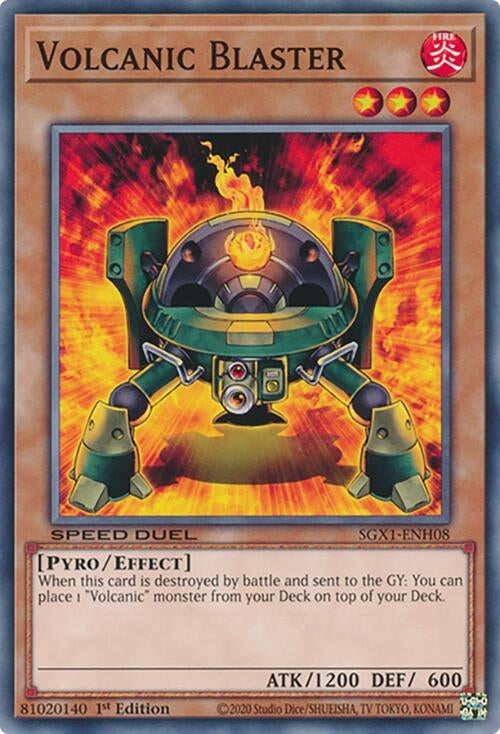 Image for Volcanic Blaster (Speed Duel GX: Duel Academy Box) (SGX1-ENH08) - YuGiOh