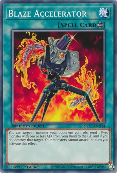 Image for Blaze Accelerator (Speed Duel GX: Duel Academy Box) (SGX1-ENH14) - YuGiOh