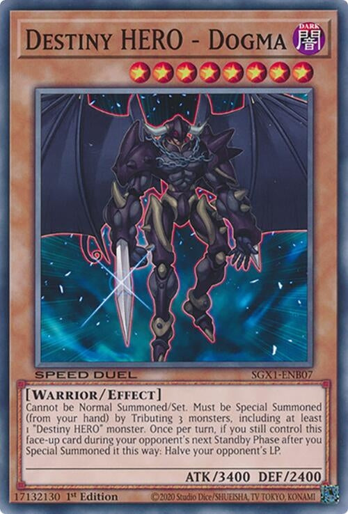 Image for Destiny HERO - Dogma (Speed Duel GX: Duel Academy Box) (SGX1-ENB07) - YuGiOh