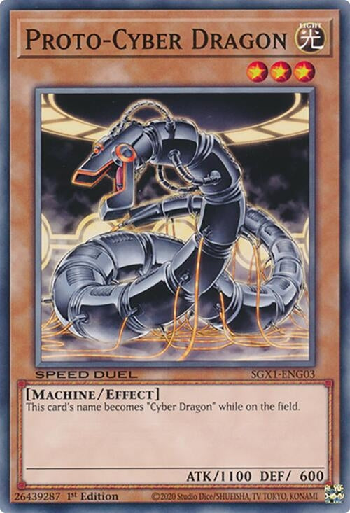 Image for Proto-Cyber Dragon (Speed Duel GX: Duel Academy Box) (SGX1-ENG03) - YuGiOh