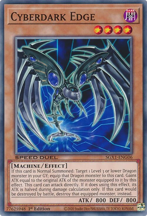 Image for Cyberdark Edge (Speed Duel GX: Duel Academy Box) (SGX1-ENG06) - YuGiOh