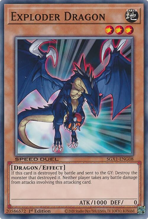 Image for Exploder Dragon (Speed Duel GX: Duel Academy Box) (SGX1-ENG08) - YuGiOh