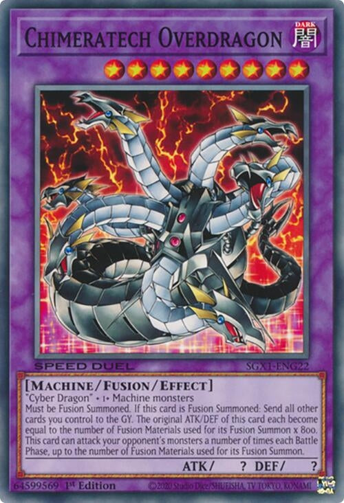 Image for Chimeratech Overdragon (Speed Duel GX: Duel Academy Box) (SGX1-ENG22) - YuGiOh