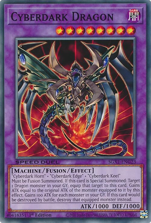 Image for Cyberdark Dragon (Speed Duel GX: Duel Academy Box) (SGX1-ENG23) - YuGiOh