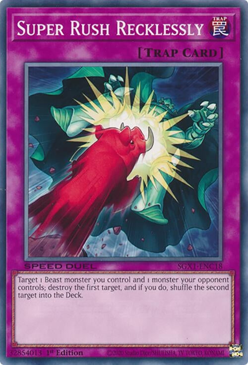 Image for Super Rush Recklessly (Speed Duel GX: Duel Academy Box) (SGX1-ENC18) - YuGiOh